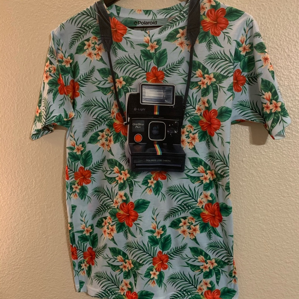 Tropical Hawaiian Polaroid T-Shirt